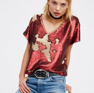 Free People Glitz It Tee